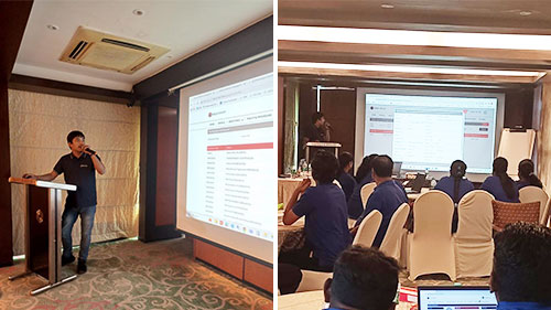 Launch of Officenet HRMS at the Haridwar plant. 